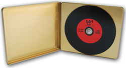 Metallbox eckig für 12 cm CD und DVD
